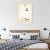 Yaquina Head Lighthouse - Oregon - SBD Leinwanddruck (Insitu (Schlafzimmer))