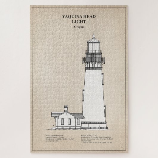 Yaquina Head Lighthouse - Oregon - SBD Puzzle (Vertikal)