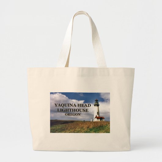 Yaquina Head Lighthouse, Oregon Tote Bag Jumbo Stoffbeutel (Vorne)