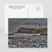 Yaquina Head Lighthouse Postkarte (Vorne/Hinten)