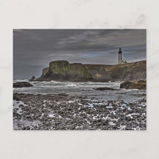 Yaquina Head Lighthouse Postkarte (Vorderseite)
