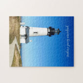 Yaquina Head Script Lighthouse Jigsaw Puzzle (Horizontal)