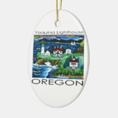 Yaquina Leuchtturm ~ Oregon Keramikornament (Links)