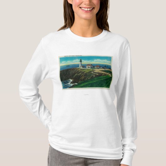 Yaquina Leuchtturm und Yaquina HeadYaquina ODER T-Shirt (Vorderseite)