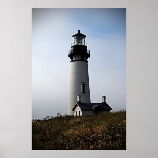 Yaquina Lighthouse Blue Poster (Vorne)