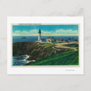 Yaquina Lighthouse und Yaquina HeadYaquina, OR Postkarte