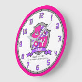 Yara Letter Y Name bedeutet heraldry Ritter Schild Große Wanduhr (Winkel)