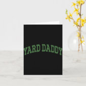 Yard Daddy Funny Lawn Mowing Dad Gardening Dad _1 Karte (Gelbe Blume)