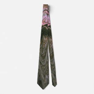 Yard Hund 3 Pink Green Fluid Abstrakte Krawatte