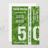 Yard-Line 50 - Sie werden eingeladen Einladung (Vorne/Hinten)