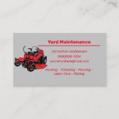 Yard Maintenance Visitenkarte (Vorderseite)
