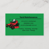 Yard Maintenance Visitenkarte (Vorderseite)