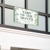 Yard of the Month Club Award Gewinner Custom Banner (Äußeres Gebäude)