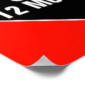 YARD SALE, anpassbares Poster (Ecke)