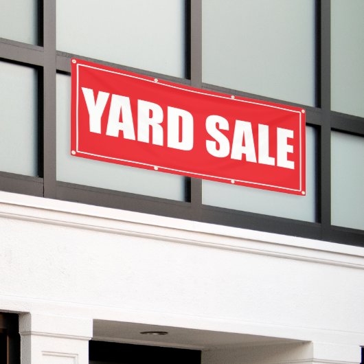 Yard Sale Außenbanner Banner (Äußeres Gebäude)