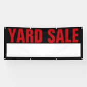 Yard Sale Banner (Horizontal)