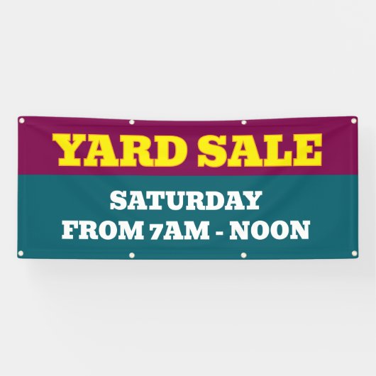 Yard Sale Custom Banner (Horizontal)