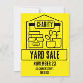 Yard Sale Einladung (Vorderseite)