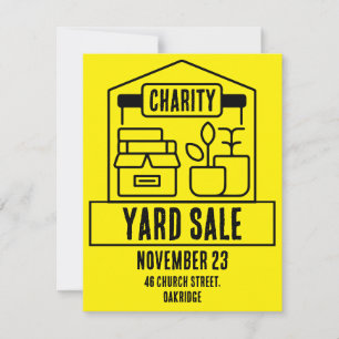 Yard Sale Einladung