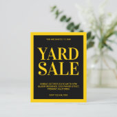 Yard Sale Flyer (Stehend Vorderseite)