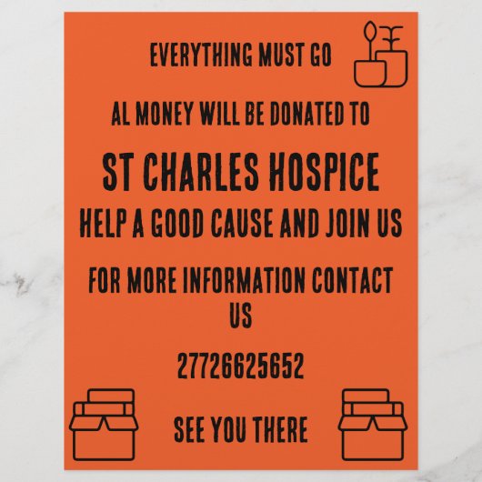 Yard Sale Flyer (Hinten)