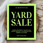 Yard Sale Flyer<br><div class="desc">Werbe-Yard-Verkauf Flyer. Passen Sie es mit Ihrem eigenen Text an und verbreiten Sie das Wort.</div>