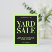 Yard Sale Flyer (Stehend Vorderseite)