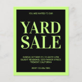 Yard Sale Flyer (Vorderseite)