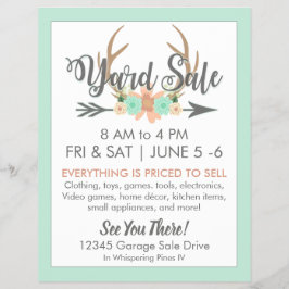 Yard Sale Flyer Template