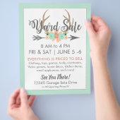 Yard Sale Flyer Template (Hand)