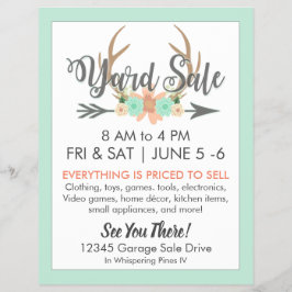 Yard Sale Flyer Template