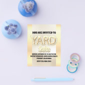 Yard Sale Imitats Gold Selling Glitzer Flyer (Einzeln)