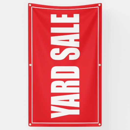 Yard Sale Outdoor 3x5 Banner (Vertikal)