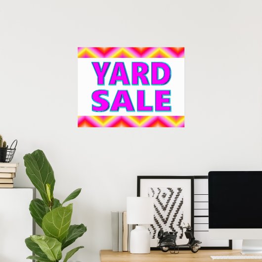 Yard Sale Poster (Heimbüro)