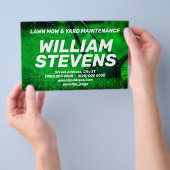 Yard Service Grünton Flyer (Handgriff)