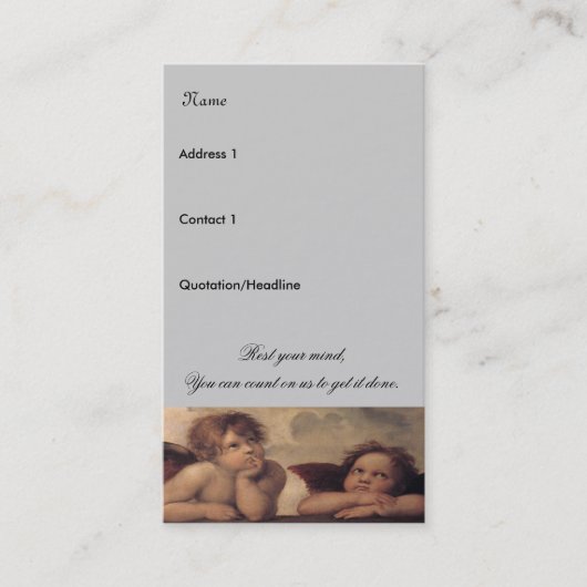 Yard Service Visitenkarte (Vorderseite)