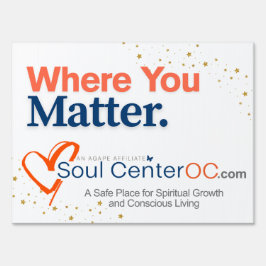 Yard Sign - Wo Sie wichtig sind Gartenschild