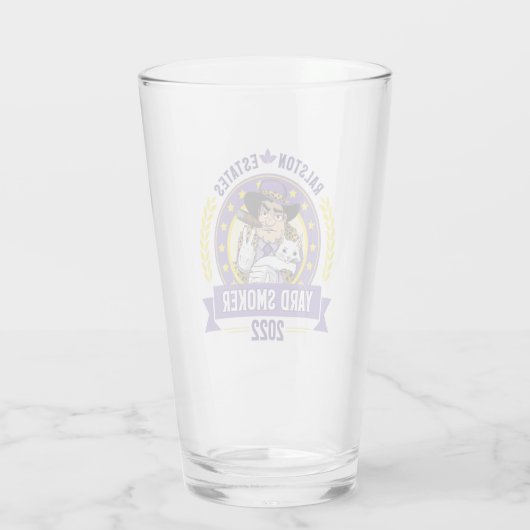 Yard Smoker 2022 Pint Glass Glas (Rückseite)