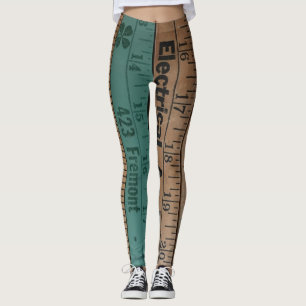 Yard-Stock-Machthaber-Leggings - alte messende Leggings