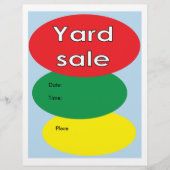 Yard-Verkauf Flyer (Vorne)