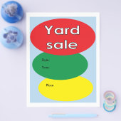 Yard-Verkauf Flyer (Einzeln)