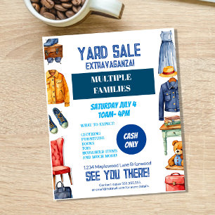 Yard-Verkauf Flyer