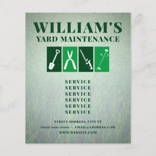 Yard-Wartungstools beruflich Flyer