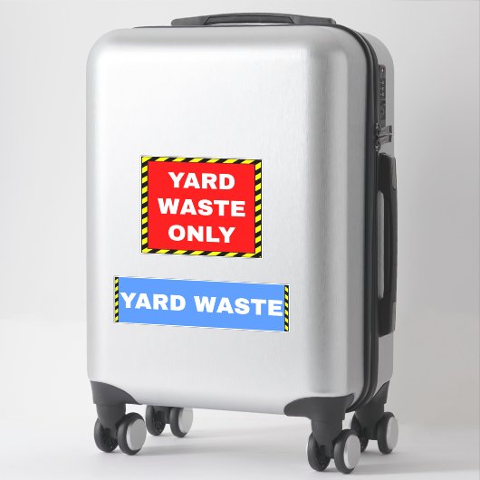 Yard Waste Aufkleber (Koffer)