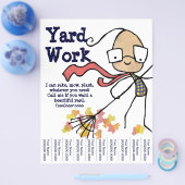 Yard Work Flyer (Einzeln)