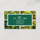 Yard Work Images beruflich Business Card Visitenkarte (Rückseite)