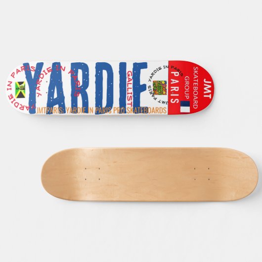 YARDIE IN PARIS 8 1/4" Skateboard Deck (Horizontal)