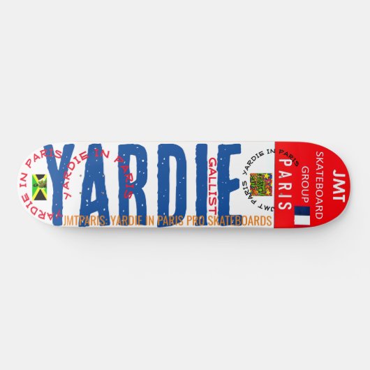 YARDIE IN PARIS 8 1/4" Skateboard Deck (Horizontal)