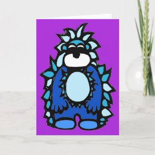 Yardley der Yeti - Notizkarte Karte