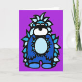 Yardley the Yeti - note card Karte (Vorderseite)